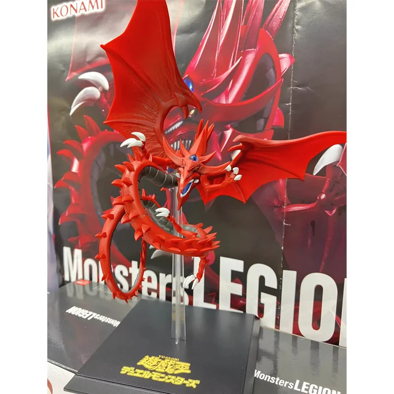 Yu-Gi-Oh! Action Figures Monsters Legion Slifer The Sky Dragon Blue-Eyes Ultimate Dragon Anime Model Ornaments Collection Toys