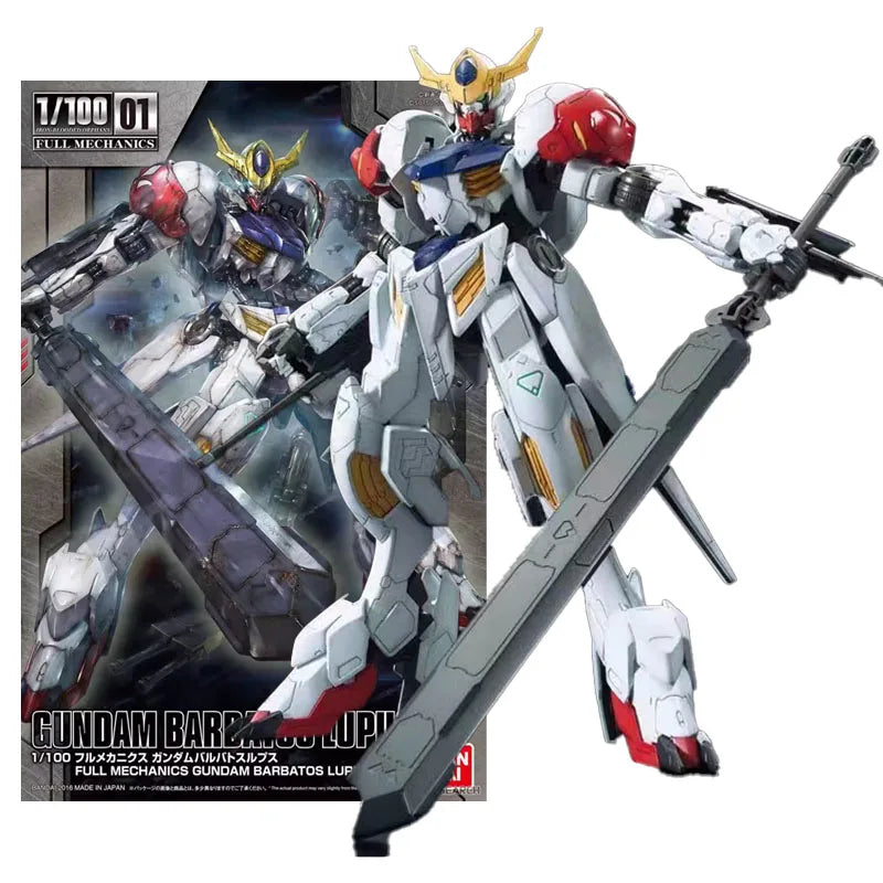 Bandai Gundam Model Kit Anime Character 1/100 ASW-G-08 Barbatos Lupus fulline Gunpla Model Toys Mobile Doll