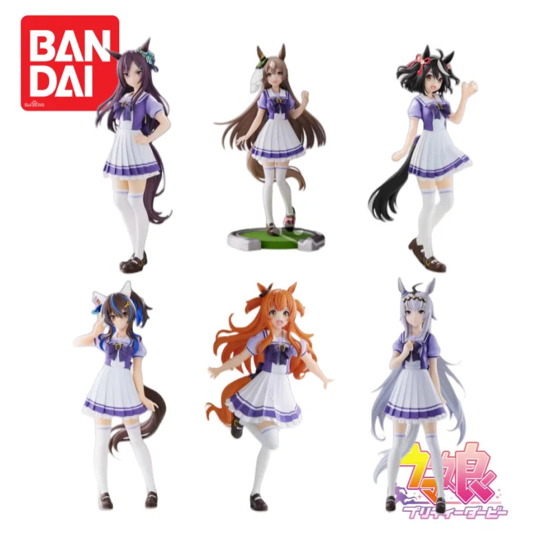 In Stock Original Bandai Banpresto Pretty Derby Oguri Cap Action Figure Figurine Model Ornaments Brand New Boxed 100% Genuine