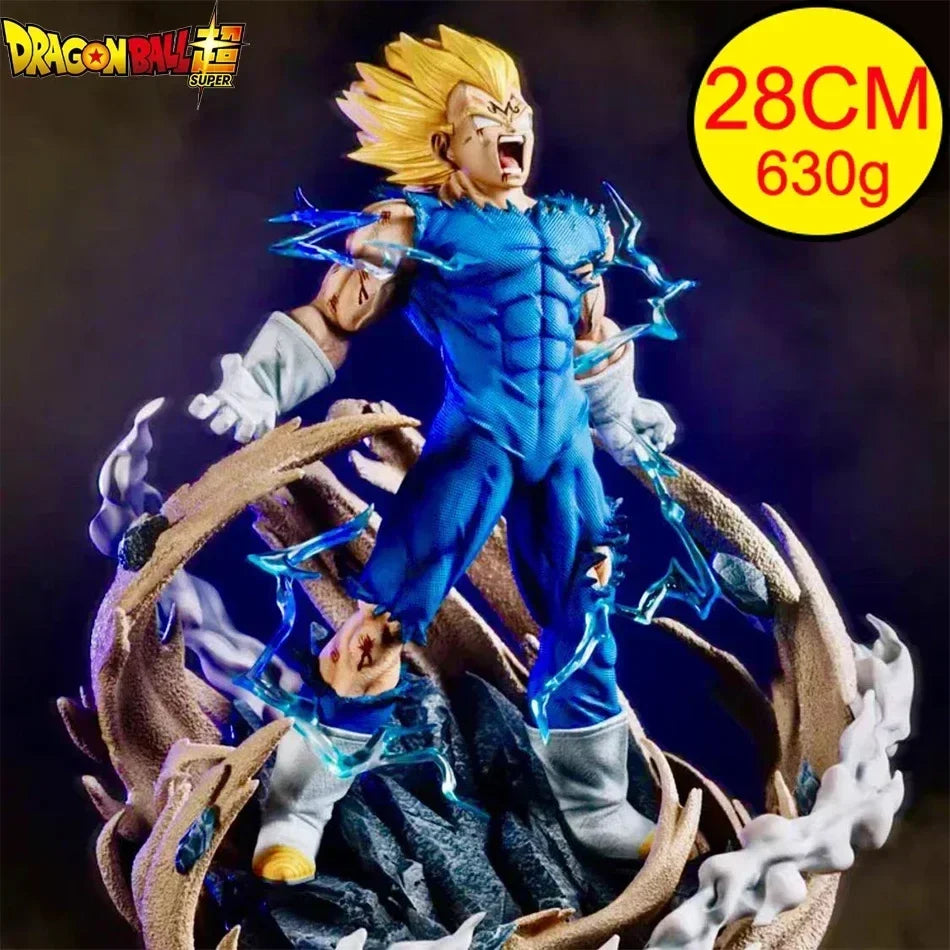 @@HOT 28cm Dragon Ball Z GK Figure MAXIMATIC The Vegeta Super Saiyan Son Majin Vegeta Self-Destuct Vegeta Figure Toys Model Gift