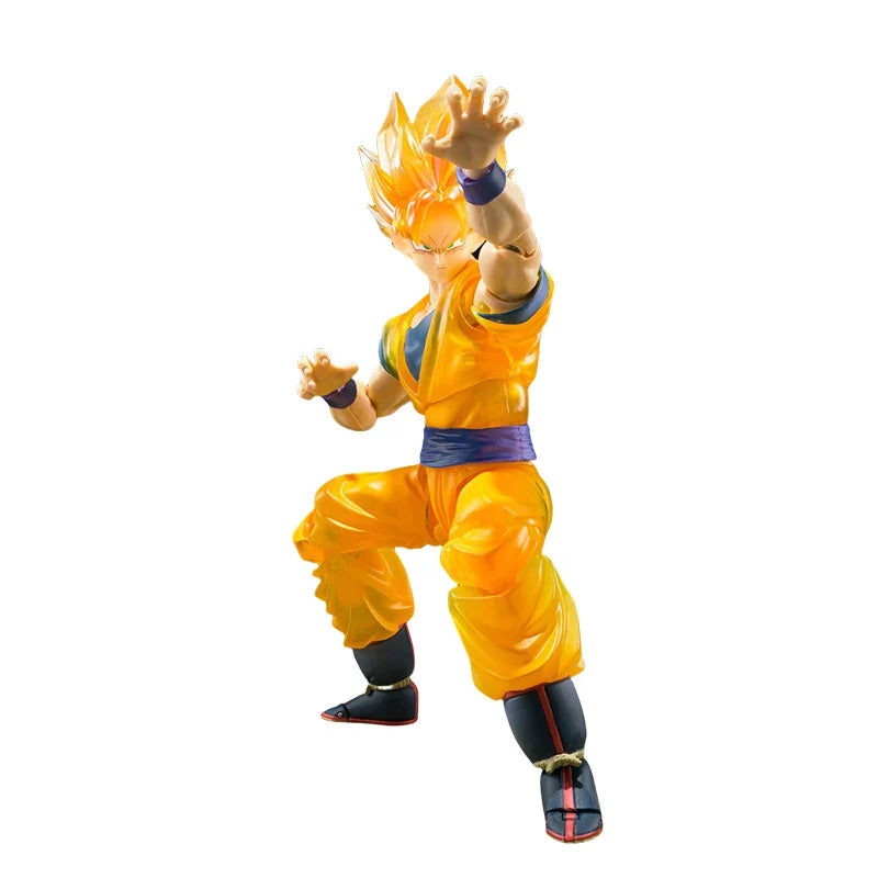 Bandai Genuine TNS SHF Dragon Ball Super Saiyan SON GOKU -Z-FIGHTERS- Anime Action Figure Collectible Model Toys Gift Children