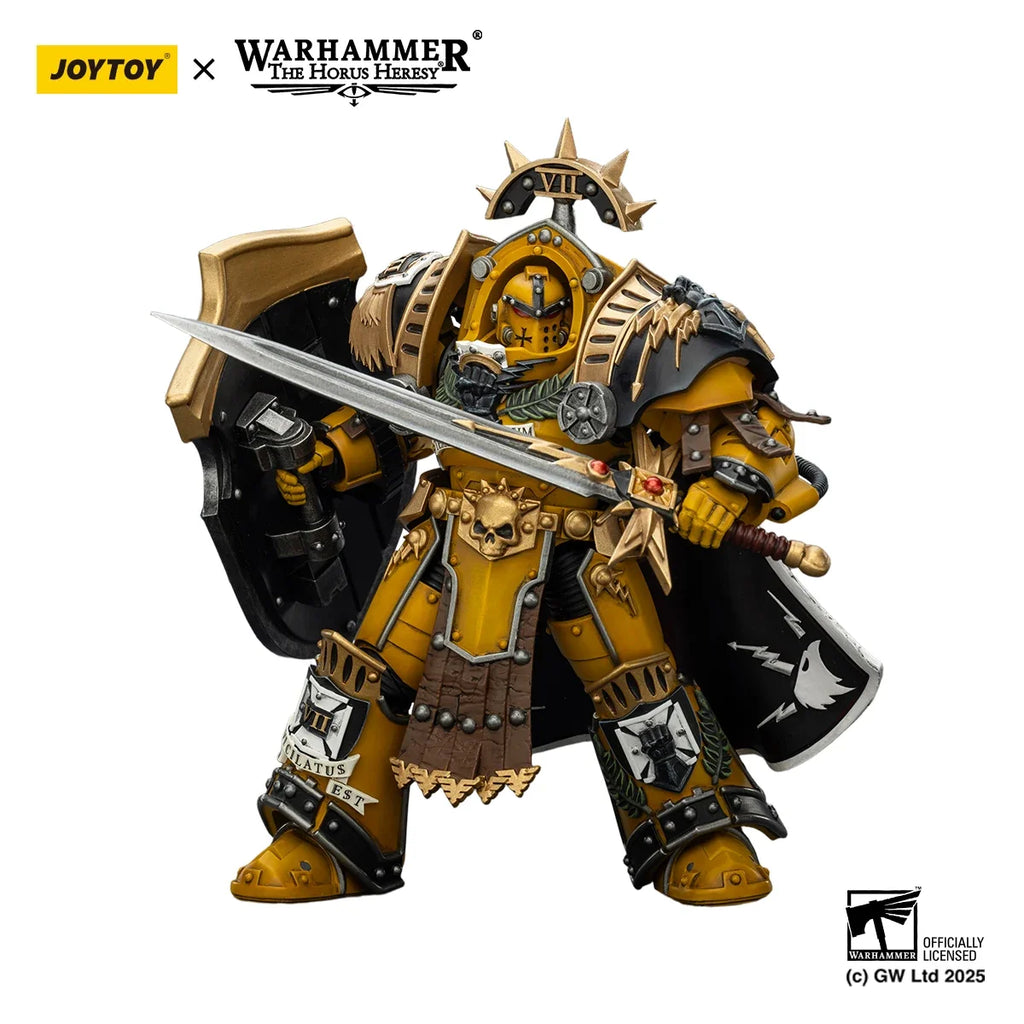 [Pre Order]JOYTOY Warhammer 40K 1/18 Action Figure Imperial Fists Legion Praetor in Tartaros Terminator Armour Librarian Consul