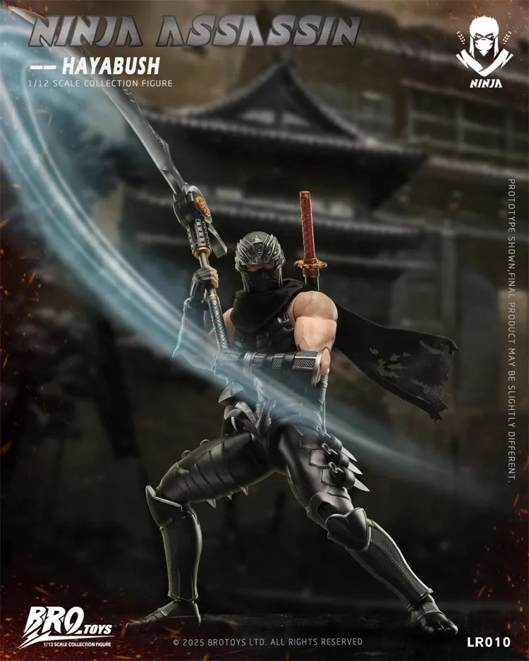 In Stock BROTOYS 1/12 Scale LR010 Ninja Assassin Hayabusa Ninja Gaiden 6-inch Action Figure toys gift