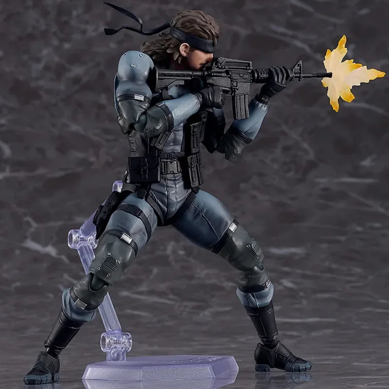 Brandneu Max Factory GSC Figma 645 Metal Gear Solid 2 Sons of Liberty Solid Snake Anime Figur Action Sammlerstücke Puppen