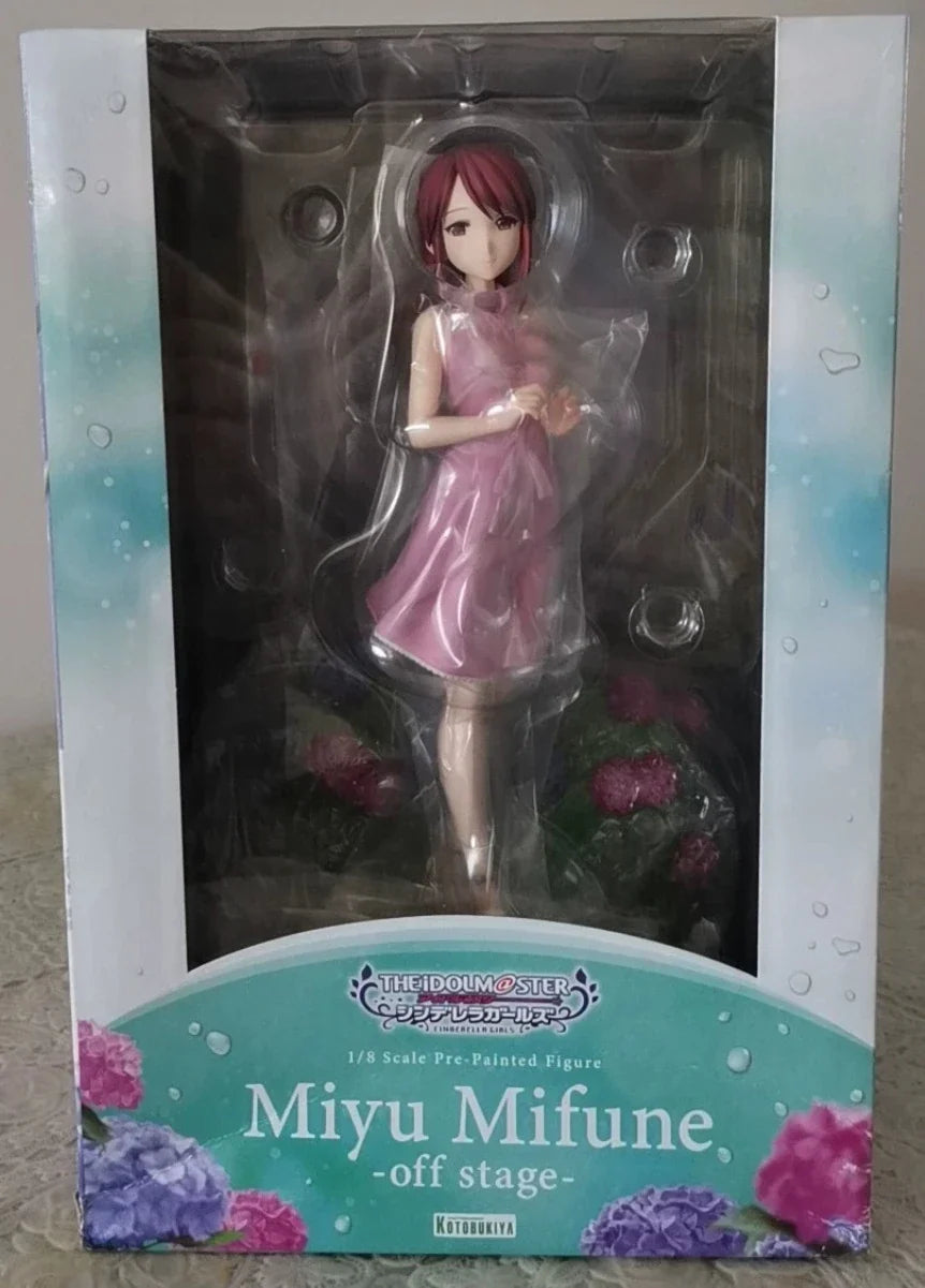 Hot Sale Original Kotobukiya -off Stage- THE IDOLM@STER Cinderella Girls Mifune Miyu 1/8 25.5CM Limited Edition Model Statue