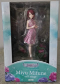 Hot Sale Original Kotobukiya -off Stage- THE IDOLM@STER Cinderella Girls Mifune Miyu 1/8 25.5CM Limited Edition Model Statue