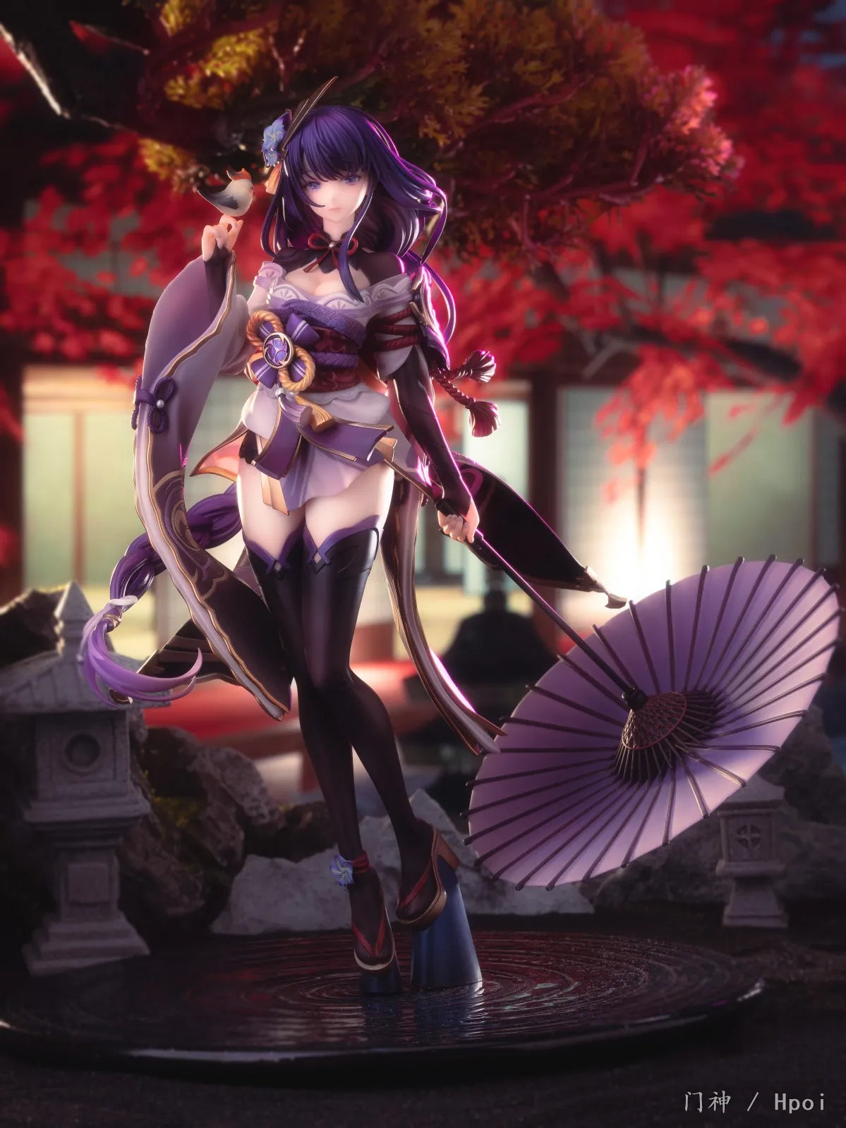25CM Anime Game Genshin Impact Beelzebul Figure Cute Cool Anime Model Toys Gifts Collection Action Figure  Ornaments PVC