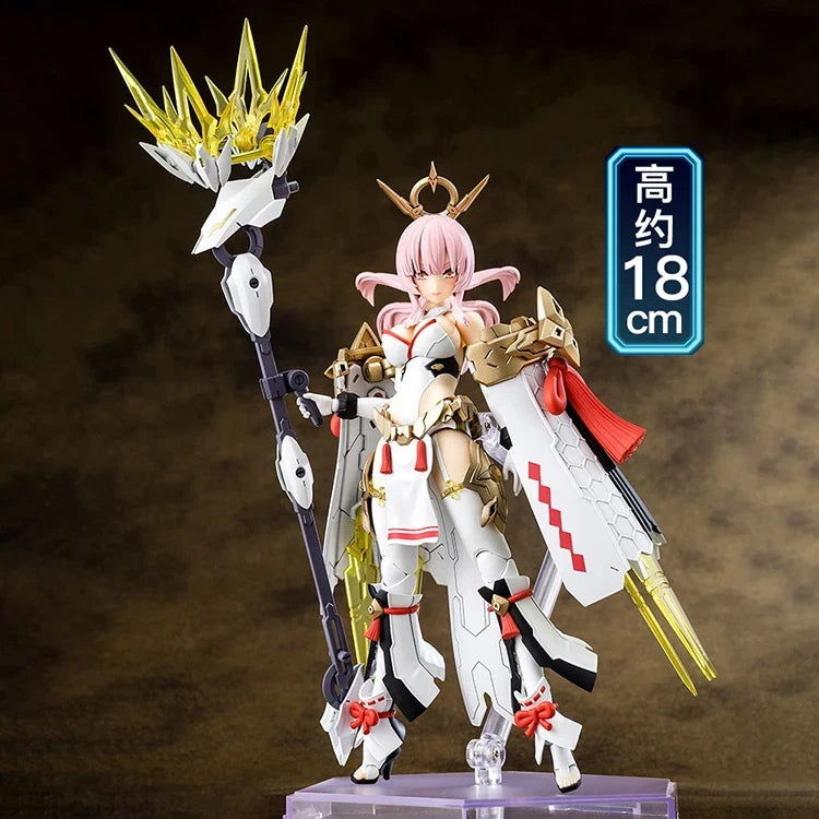 Kotobukiya KP698 1/12 Plastic Assembly Model Goddess Device Series Imperial Miko Full Set For 6inch Action Figure Toys For Gifts