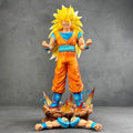 Anime Dragon Ball Z Son Goku Action Figure Toys 35cm DBZ SSJ3 Figurine Super Saiyan 3 Model Collection Doll GK Statue Ornaments