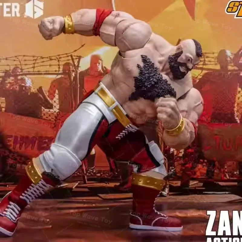 NEW STOCK ST Storm Toys Street Fighter 6 ZANGIEF Action Figures Gift Collection Action Figure Male Soldier Full Set Model Toy