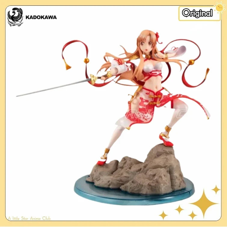 In Stock Original KADOKAWA KDcolle Sword Art Online Asuna Liang Li Jiaren Cartoon Figures Toys Ornaments