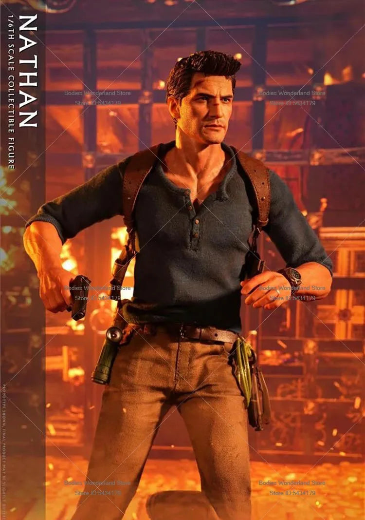 LimToys LIM012 1/6 Scale Adventure Games Series Uncharted Nathan Drake Male Soldier 12inch Action Figure Full Set Toys for Fans