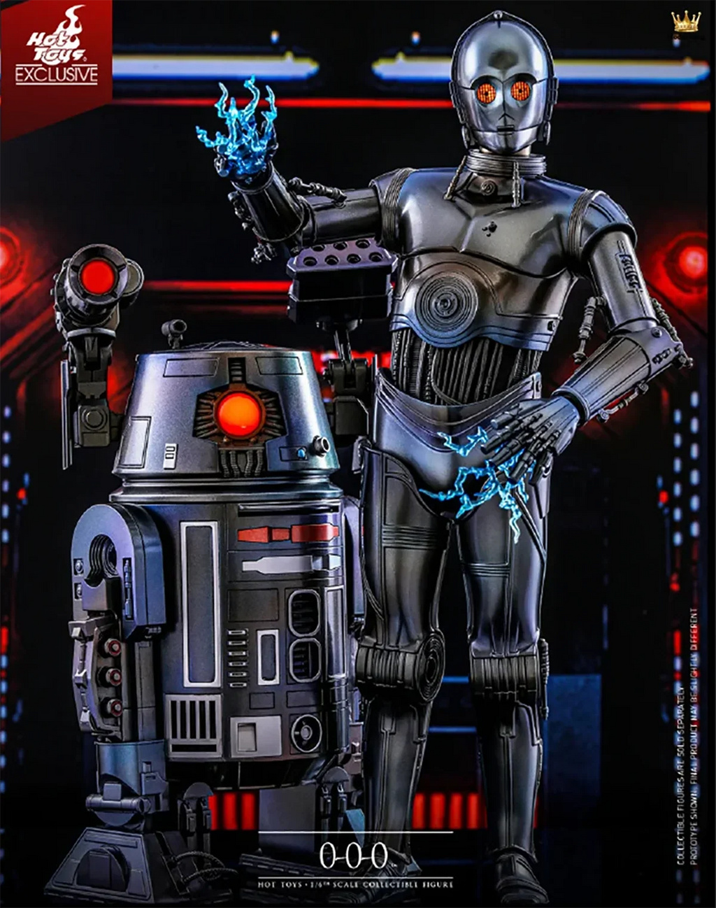 HotToys 1/6Star Wars: Dark Forces Alloy C-3PO 0-0-0 CMS016 Collection Action Figure Model Toys 29CM (Eye lights can be lit)