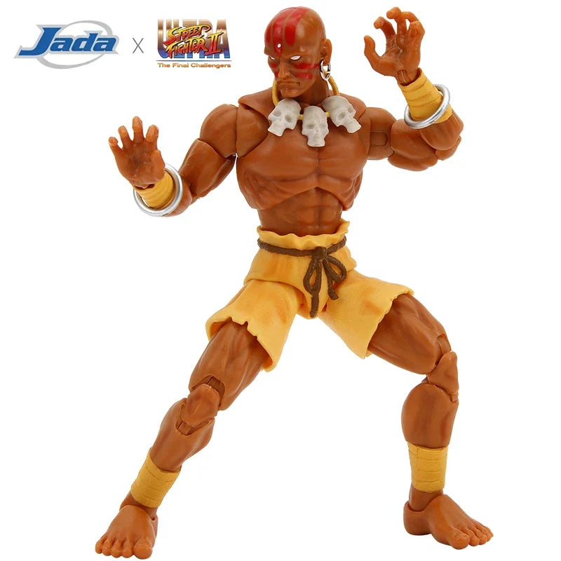 JADA Toys Action Figures Street Fighter Dhalsim / M. Bison Collector's Exclusive Edition SDCC
