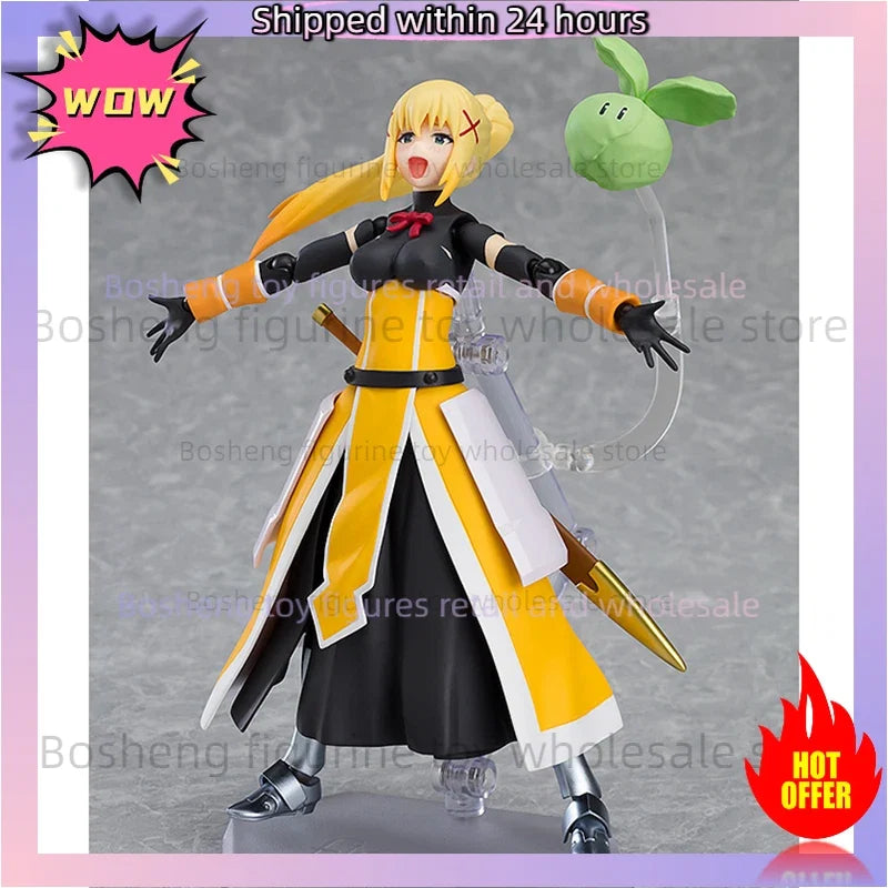 Original Reissue Figma 450 Darkness KonoSuba Kono Subarashii Sekai Ni Syukufuku Wo 3 Legend of Crimson In Stock Anime Action Toy