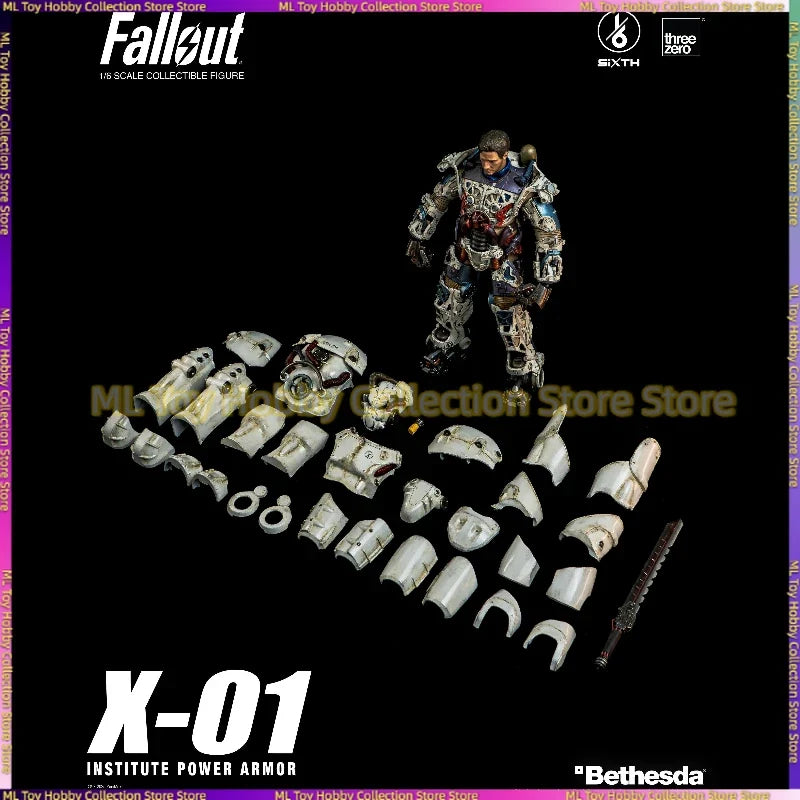Pre-sale Threezero 3Z10030W0 1/6 Radiation Series X-01 X01 Academy Power Armor Fan Hobbies Action Dolls Toys Collection Gifts