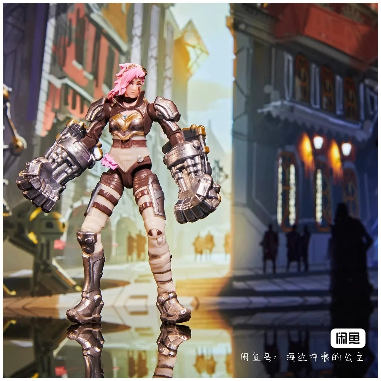 Hot League Of Legends Anime Figure Arcane Figure Jinx Ekko Endro  Figurine Pvc Room Christmas Gift For Kids Toys
