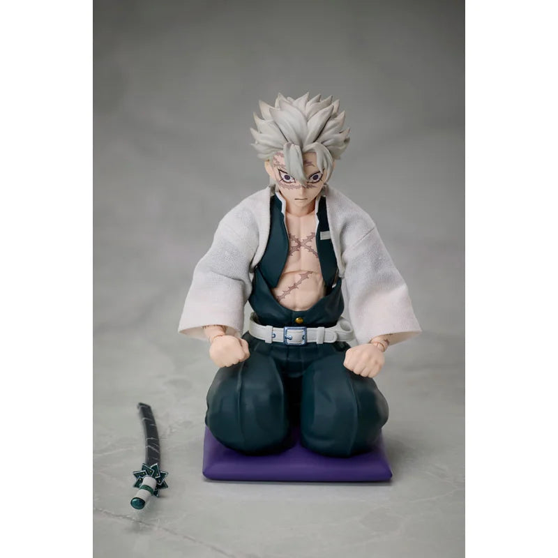 100% Original Aniplex BuzzMod Demon Slayer Kimetsu no Yaiba Sanemi Shinazugawa 1/12 In Stock Anime Collection Figures Model