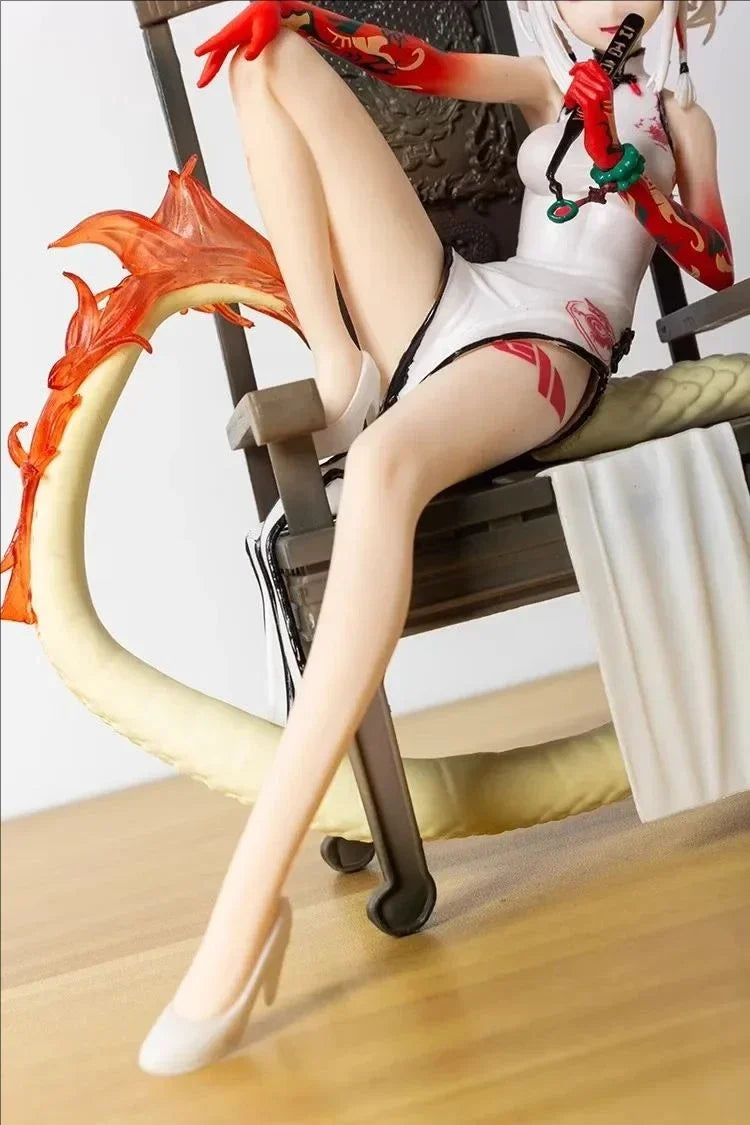 17cm Arknights Game Figures Nian Peripheral Beautiful Girl Collection Ornament PVC Model Satute Action Figure Christma Gift Toys