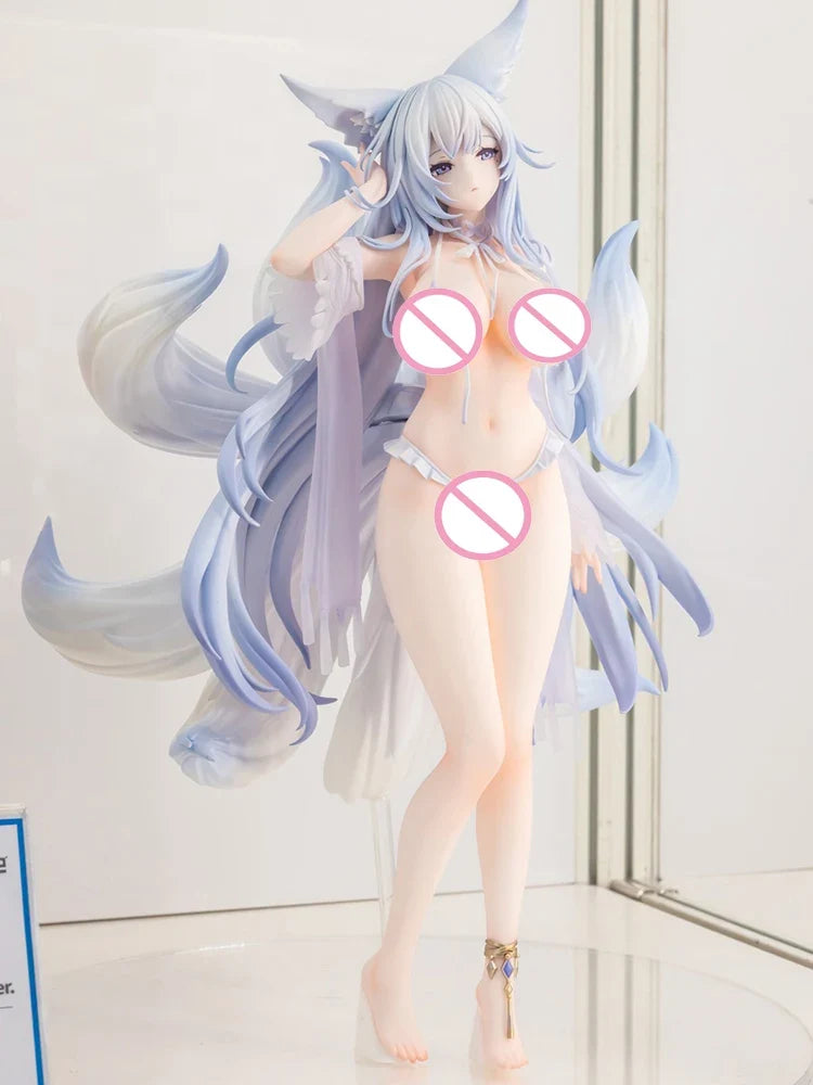 AniGame Azur Lane Shinano Hakuryu 1/6 Scale Anime Figure White Sand Dream Swimsuit Ver Collectible Display Model For Anime Fans