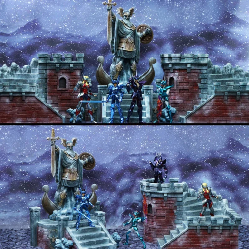 Jacksdo Saint Seiya Saintmyth Cloth Ex Odin/Oden Asgard/God Warrior Inch Decoration Diorama Scene Statue Resin In Sto