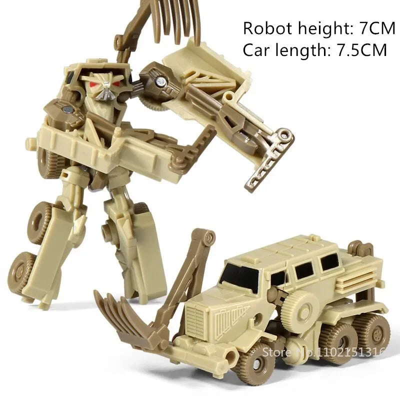 Mini Transformation Robot Kit Toys Models 2 In 1 Deformed Car Toy Robots Toys for Kids Gift  Action Figure Children Toys