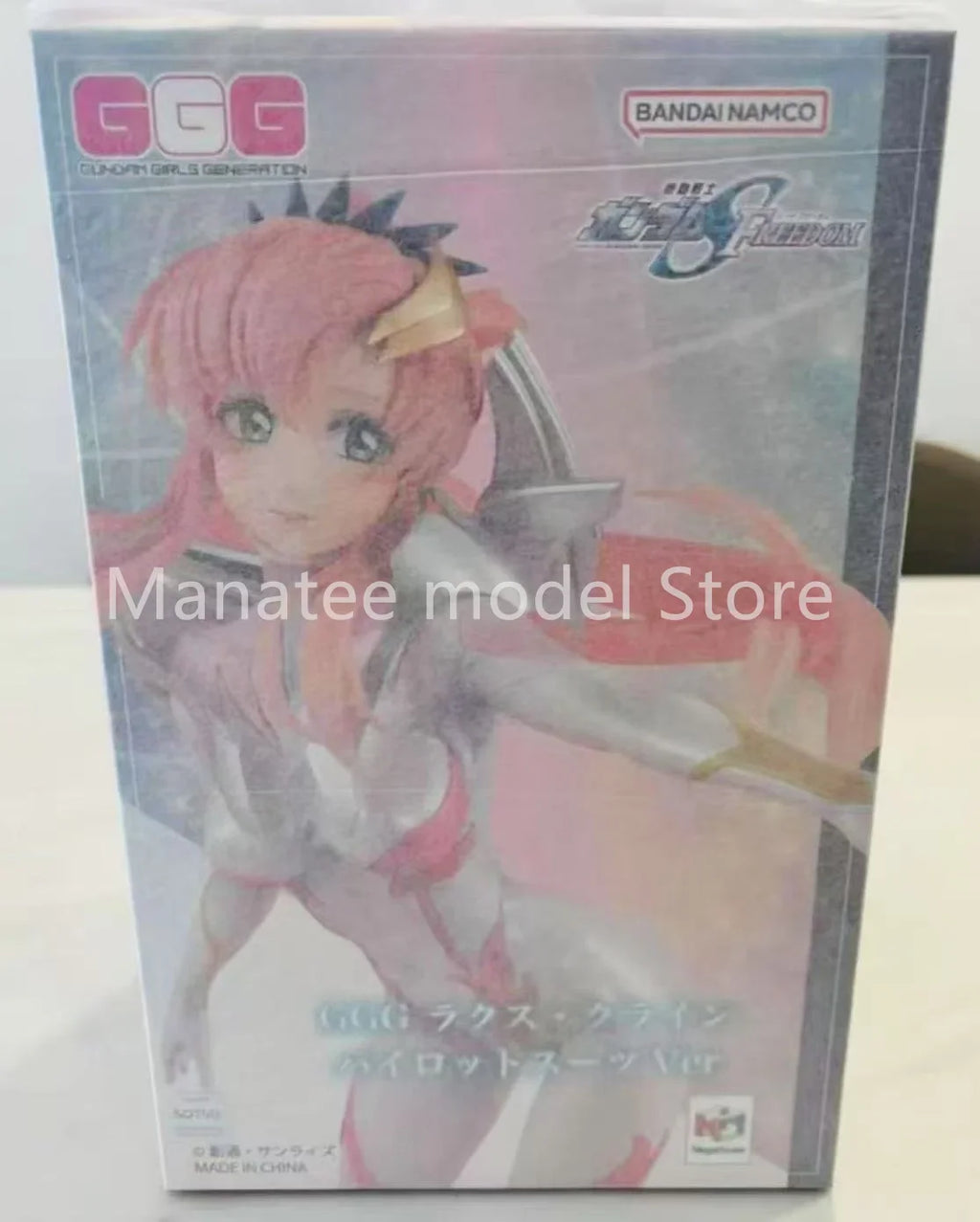 MegaHouse Original Lacus Clyne Pilot Suit 22CM PVC Action Figure Anime Model Toys Collection Doll Gift
