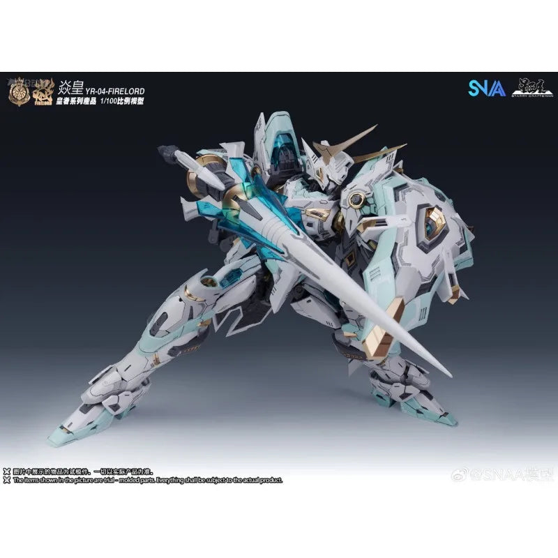 SNAA Original  The Emperor Series Emperor Yan Anime Action Figure Assembly Model Toys Collectible Model Ornaments Gifts for Boys