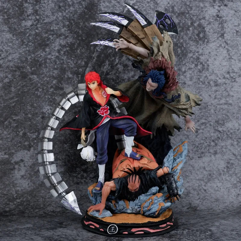 37cm Naruto Anime Figure Sasori Akatsuki Ninja Action Figures Statue Large Scene Ornaments Collection Pvc Model Doll Gift Toys