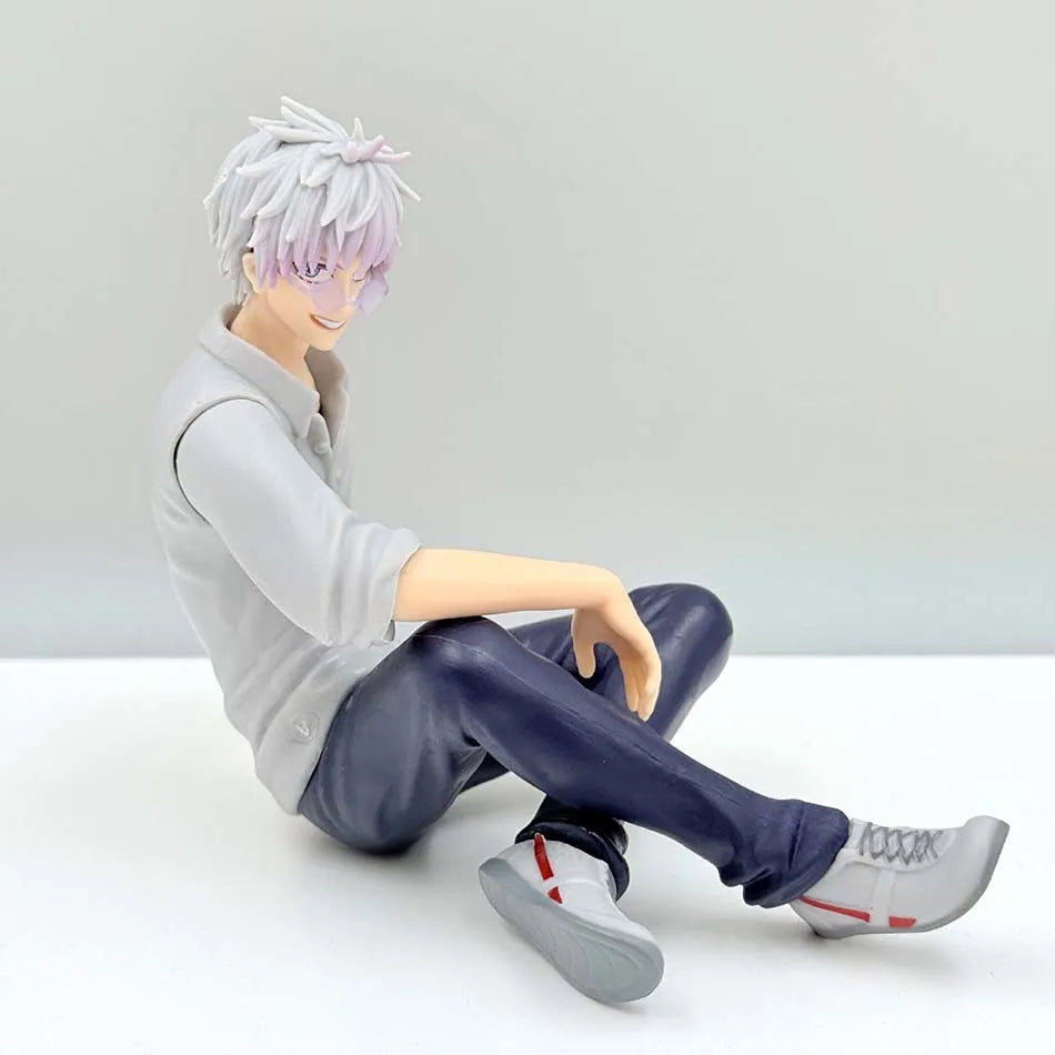 Hot Jujutsu Kaisen Mini Figures Satoru Gojo Figure Action Geto Suguru Figurine Q Version Anime Model PVC Collection Toys Statue