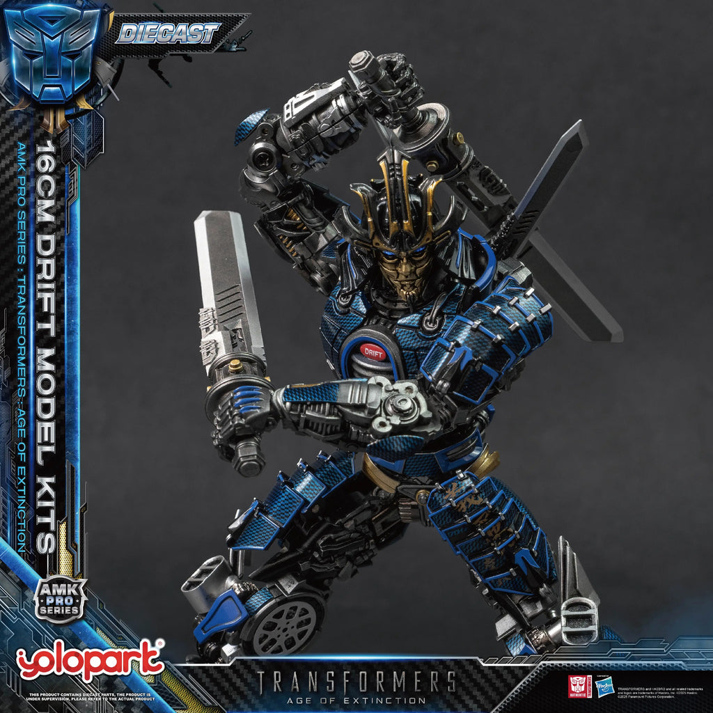 New 2025 Yolopark Amk Pro Series Transformers Age Of Extinction Drift Alloy Collect Commemorate Model Action Figure Toys Gifts