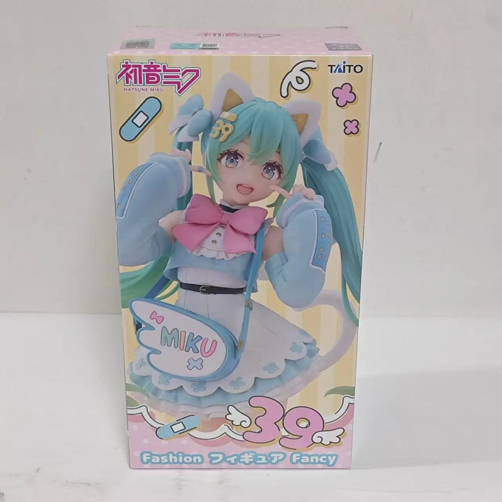 Original Taito Anime Hatsune Miku Taito Fancy Ver Hatsune Miku Fashion Anime Figure Action Figurine Toys Collection