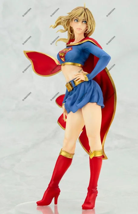 In Stock Original KOTOBUKIYA Supergirl Vers.2 - Bishoujo Statue - DC Comic Bishoujo 1/7 Action Figures Models Toys Gifts