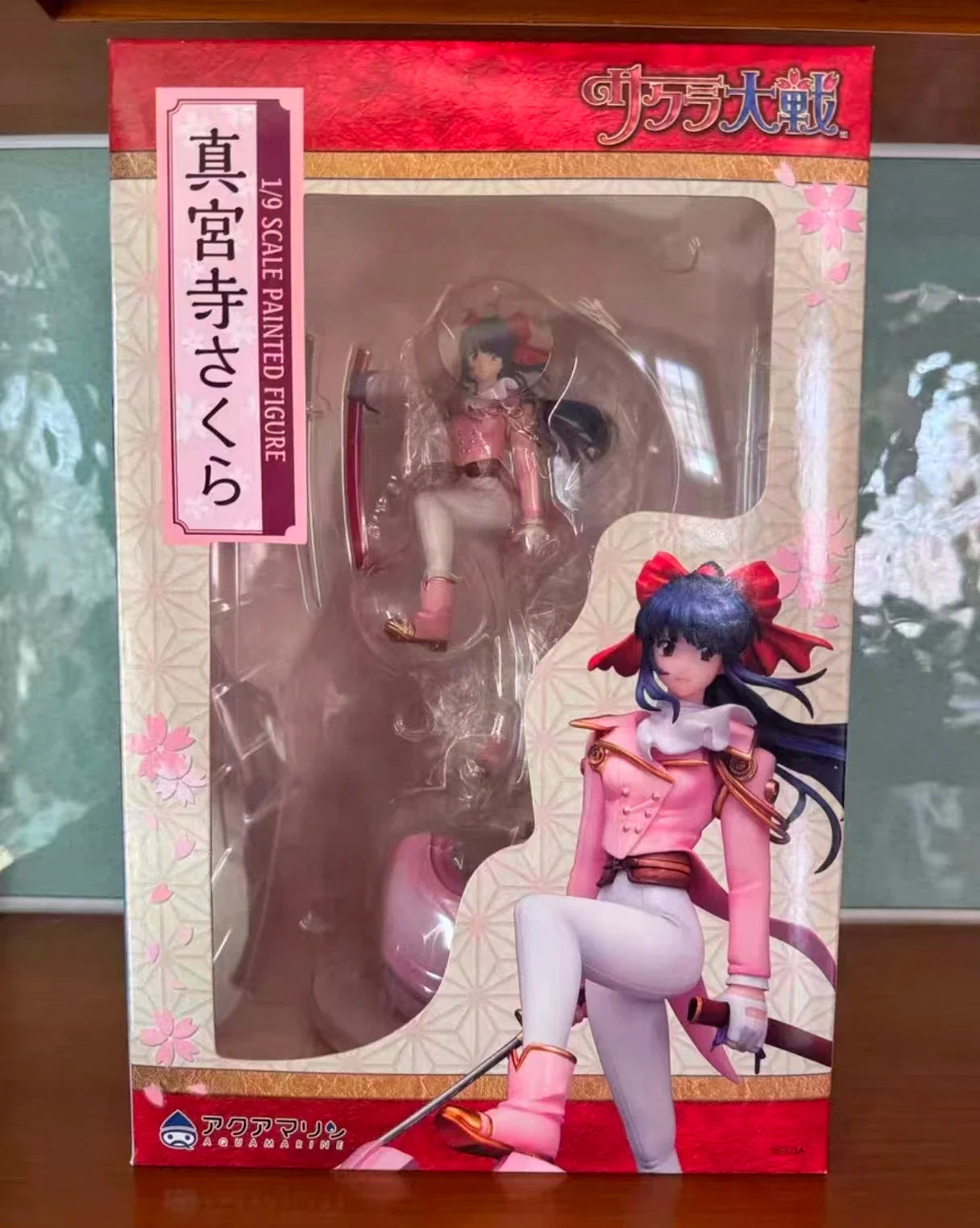 Auf Lager Original AQUAMARINE GSC Sakura Wars Shinguji Sakura Anime Humanoid Spielzeug Geschenke Dekoration Sammlung