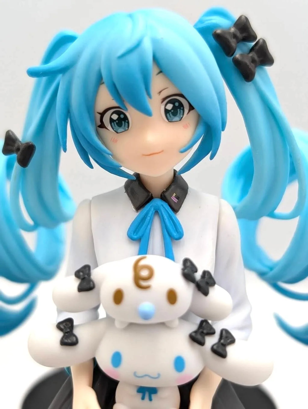 14CM Anime Hatsune Miku Big Eared Dog And MILK Noodle Stopper Figure Peripheral Models Decorative Decorations Children Gift