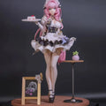 Alierxia Pink Sweetheart Maid Figure Collectible PVC Toy 240mm High Static Model for Birthday Gifts Coffee Serving Tray