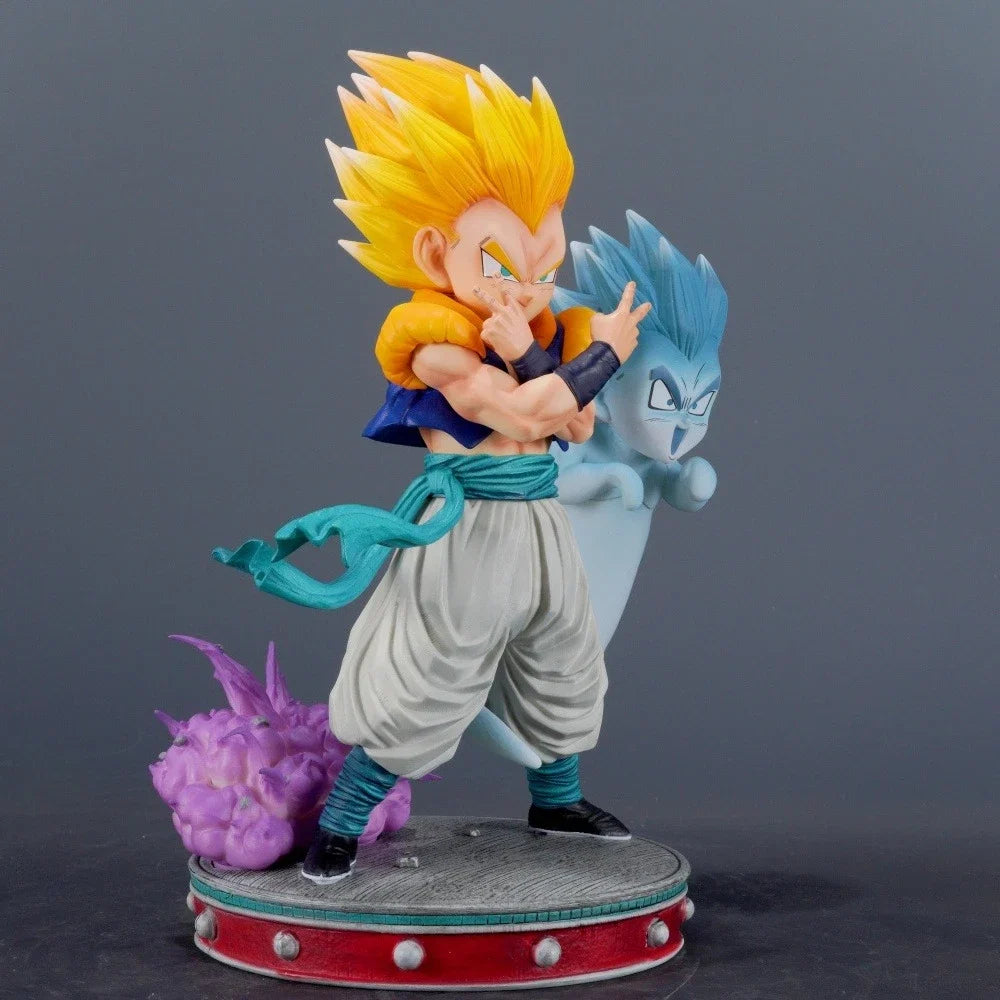 24cm/9.45in Anime Dragon Ball Figure Gotenks Action Figures Pvc Statue Desktop Ornamen Collection Model Toys Gifts