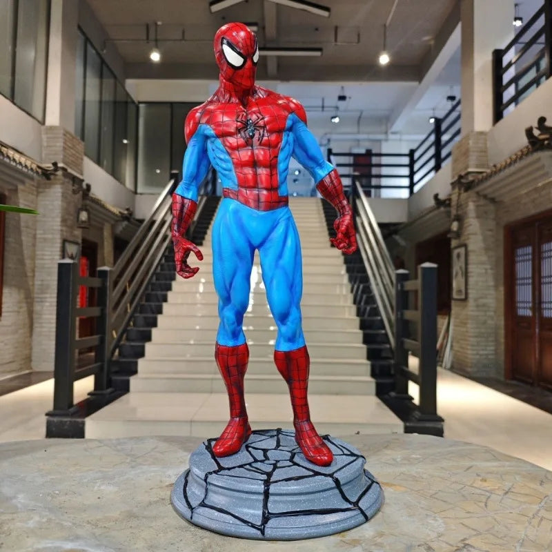 50cm Spider-Man Action Figure 1/3 Full Body Statue 50cm Resin Model Marvel Desktop Decoration Birthday Gift Collectible Toys