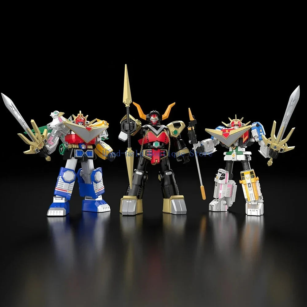 Pre Sale Original Bandai SMP Seijuu Sentai Gingaman Bulltaurus Juu Kishi Bullblack Assembly Action Figures Anime Model Toys Gift