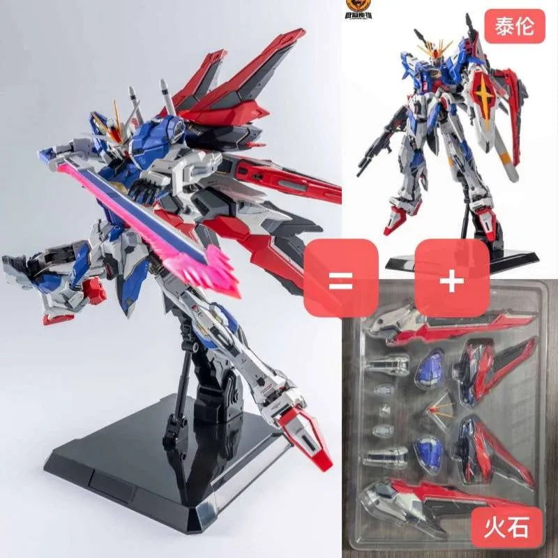 【New product】UL TIMATE DEMON BEAST Powerful Fighter TAI LUN 1/72 Alloy Finished Product Model Flying Backpack Head WITH LED Toy