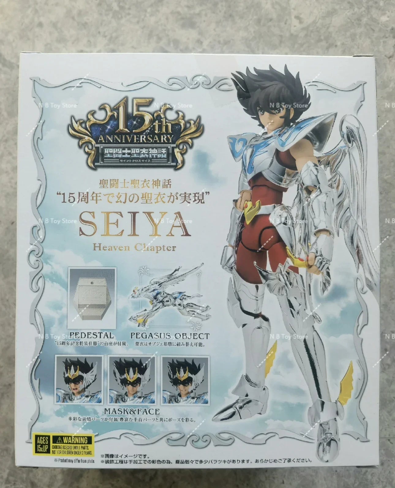 MST Model Saint Seiya Myth Cloth EX Heaven Chapter Pegasus Seiya 15th Anniversary Edition Action Figure Knights of Zodiac Bronze