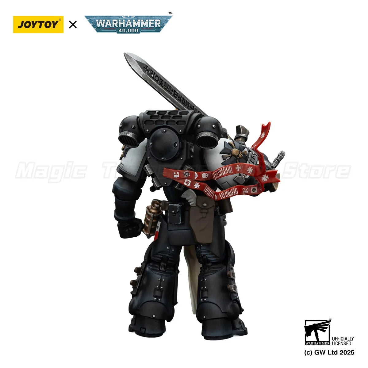 【In stock】JOYTOY 1/18 Action Figure Warhammer 40K Black Templars Emperor's Championship Bayard's Revenge Model Toy Gift