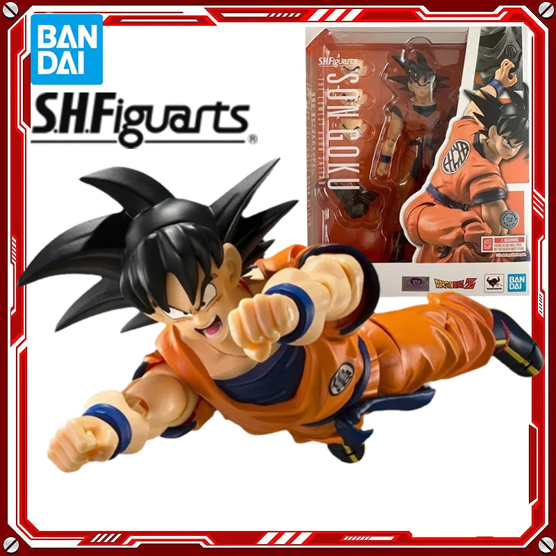 In Stock Bandai SHFiguarts Dragon Ball Z Son Goku The Lowest Born Saiyan Limited Anime Figure Action Model Collectible Toys Gift