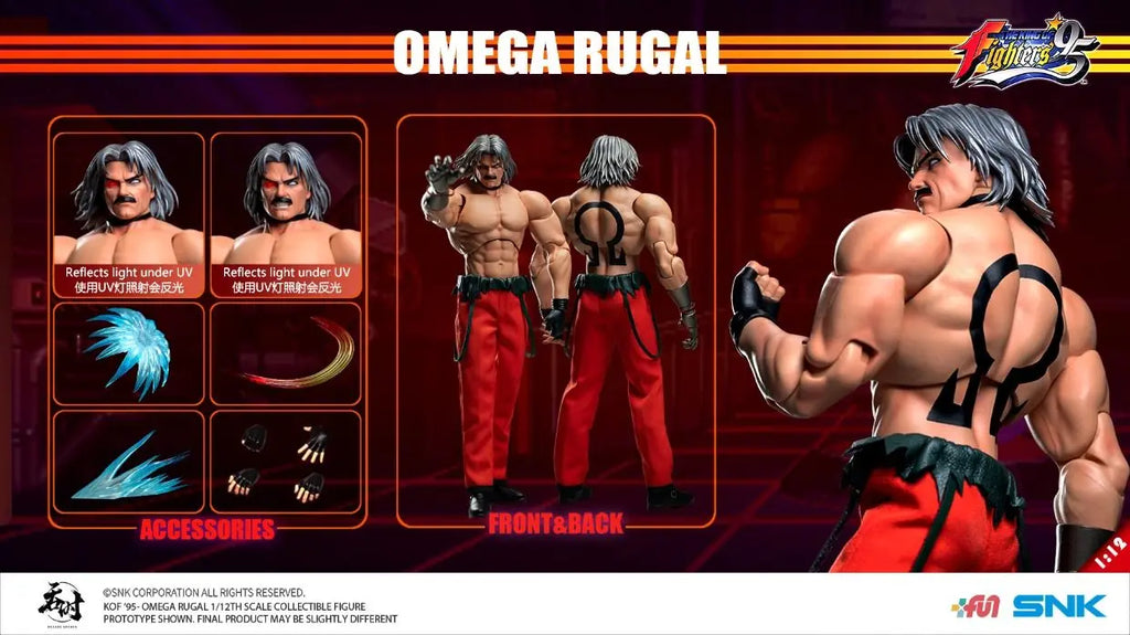 2026 AUF LAGER TUNSHI STUDIO TS-016 1/12 Omega Rugal Doppelkopf-Actionfigur 17cm Männliches Soldatenmodell Komplettset Sammlerstück Spielzeug