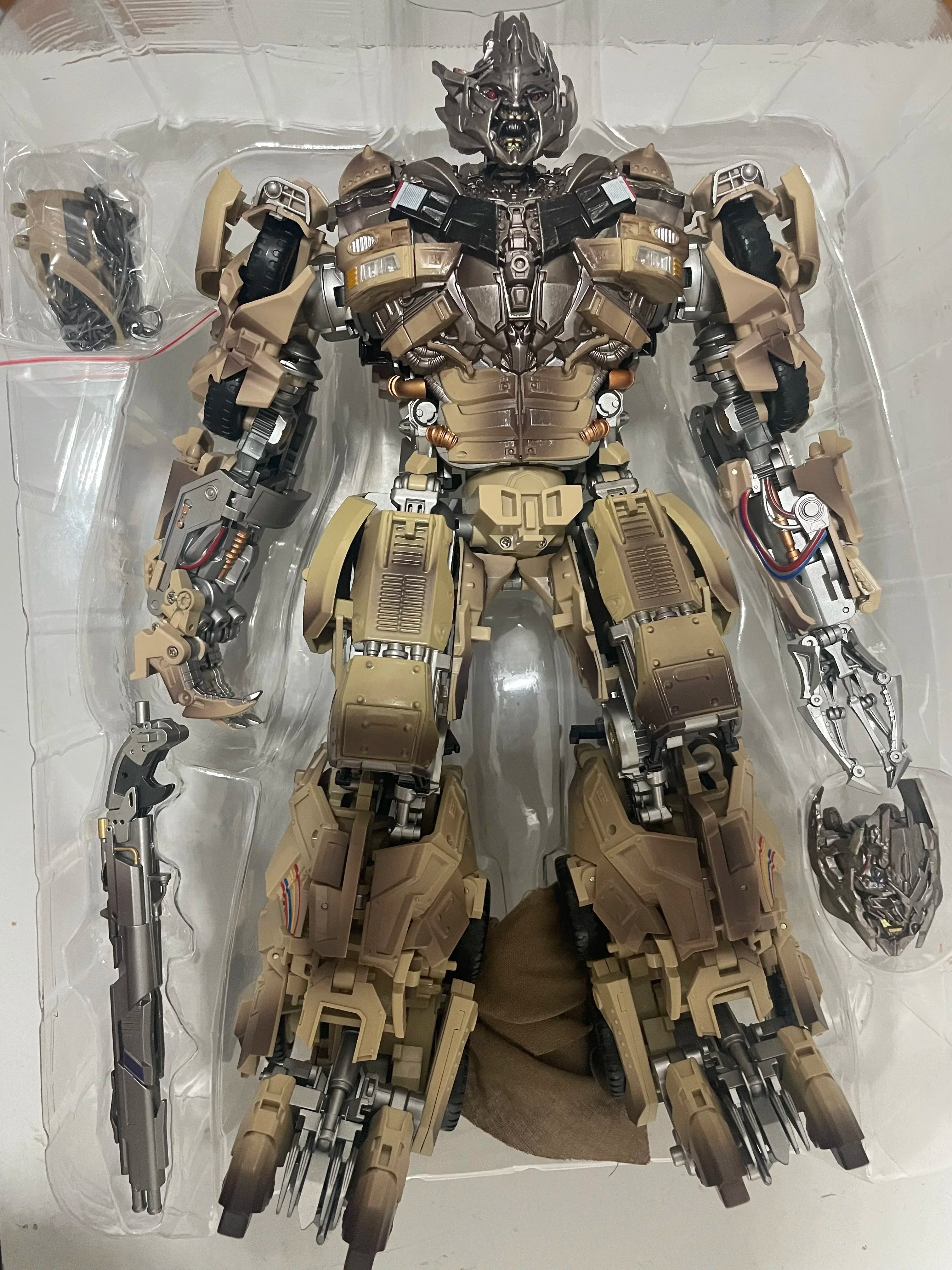 [Auf Lager] DP01 Heiß begehrtes Spielzeug DP-01 MG Panzer Riesiger Panzer Wüstenfarbe Extra groß 35CM Actionfigur Geschenk-Sammlung