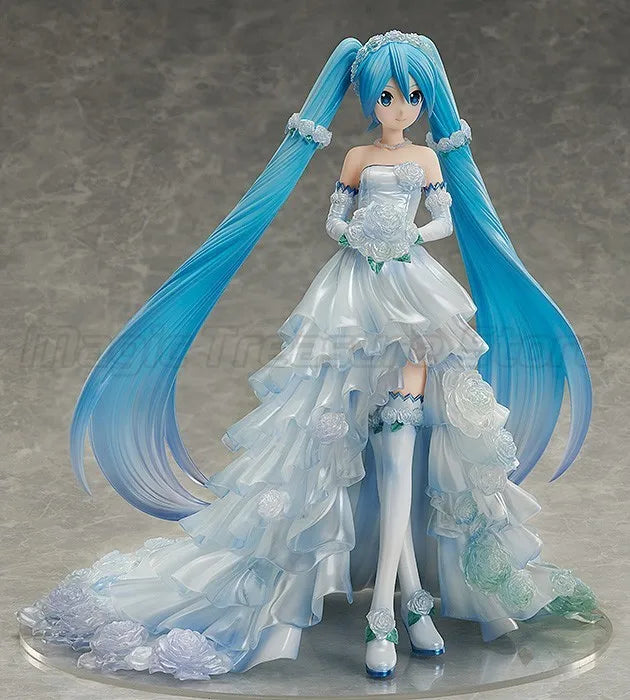 【MT】Original FREEing VOCALOID Hatsune Miku Wedding Dress Ver 1/7 Scale Figure Toy Mold Collection