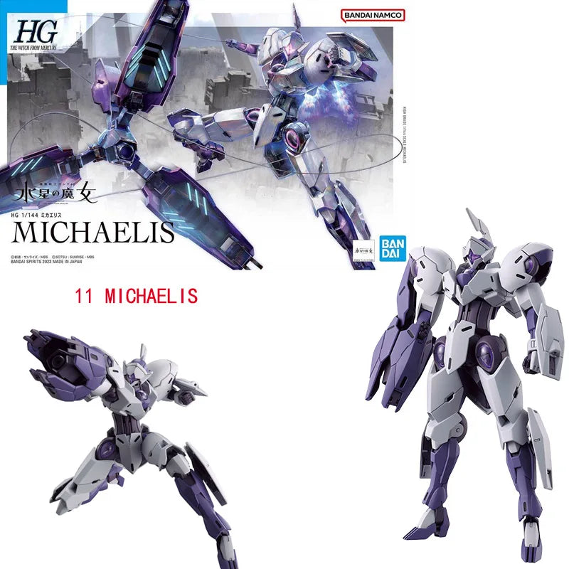 Bandai Genuine HG The Witch From Mercury GUNDAM LFRITH CALIBARN BEGUIR-BEU DARILBALDE ZOWORT HEAVY Anime Assembly Model Toys Kid