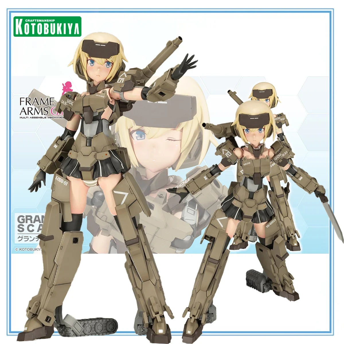 100% Original in Stock Kotobukiya Grande Scale Frame Arms Girl Gourai Anime Figure Action Figure Collection Series Model Toys