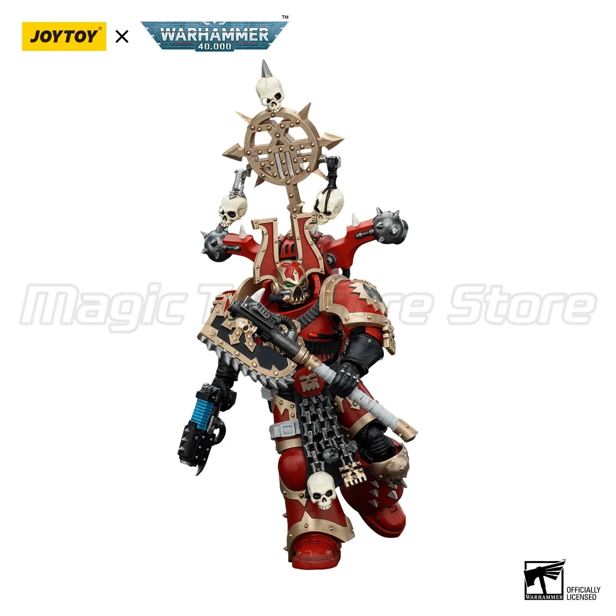 【MT】JOYTOY Warhammer 40K World Eaters Khorne Berzerker 3PCS Anime Toy Model 1/18 Action Figure