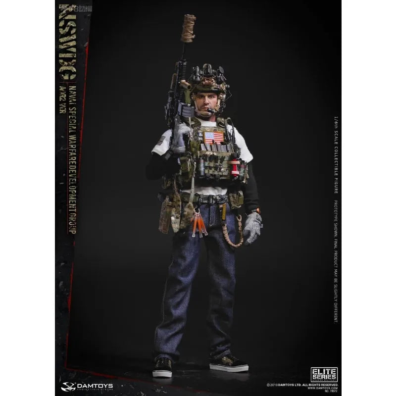 DAMTOYS Original ELITE SERIES Series US Navy Special Operations Squadron AOR2 Camouflage Version Mobile Soldier Model Collect